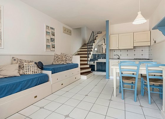 Salice Club Resort - Wohnbeispiel Appartement 1 Schlafzimmer (Zimmercodierung AB1)
