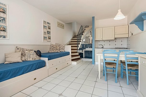 Salice Club Resort - Wohnbeispiel Appartement 1 Schlafzimmer (Zimmercodierung AB1)