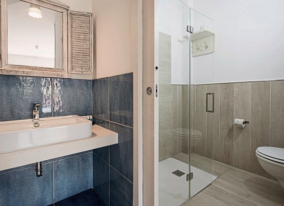 Salice Club Resort - Badezimmer Appartement 1 Schlafzimmer (Zimmercodierung AB1)