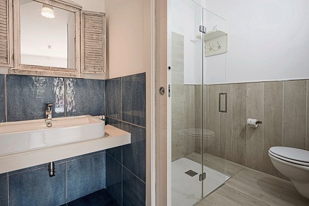 Salice Club Resort - Badezimmer Appartement 1 Schlafzimmer (Zimmercodierung AB1)