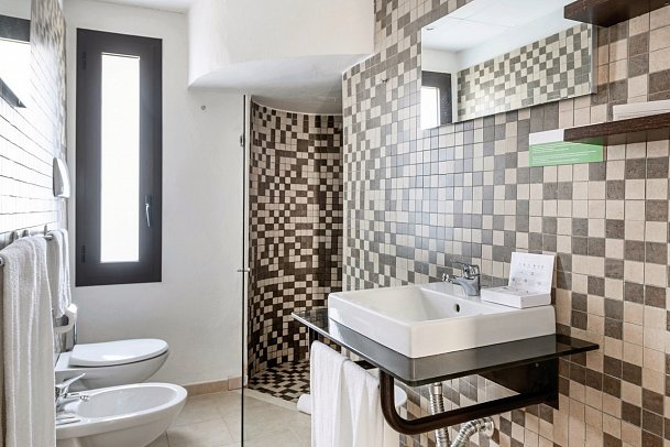 VOI Floriana Resort - Wohnbeispiel Badezimmer (Zimmercodierungen DB1, DP1, DB3 & DP2)