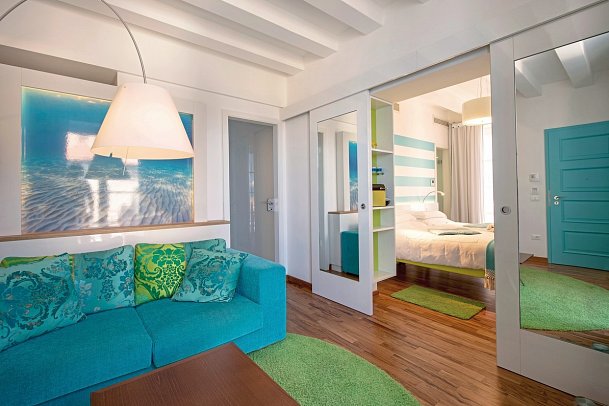 Piccolo Grand Hotel - Wohnbeispiel Junior Suite (Zimmercodierung JB1)