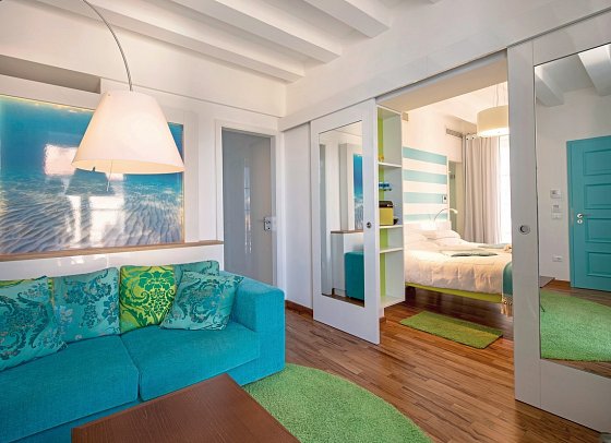 Piccolo Grand Hotel - Wohnbeispiel Junior Suite (Zimmercodierung JB1)