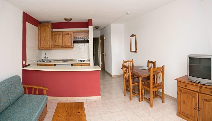 Apartamentos Checkin Laurisilva - Wohnbeispiel Appartement 1 Schlafzimmer (Zimmercodierung AB1)