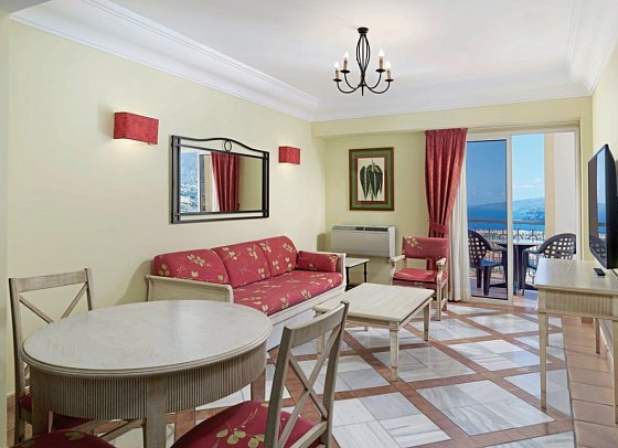 Las Águilas Tenerife Affiliated by Meliá - Wohnbeispiel Suite Meerblick 2 Schlafzimmer (Zimmercodierungen WB2 & WX3)