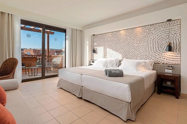 Barceló Tenerife - Wohnbeispiel Doppelzimmer seitlicher Meerblick (Zimmercodierung DBN)
