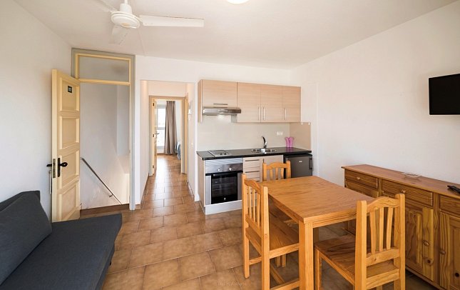 Charco del Conde - Wohnbeispiel Apt. 1 Schlafzimmer Meerblick (Zimmercodierungen ABM & ABP)