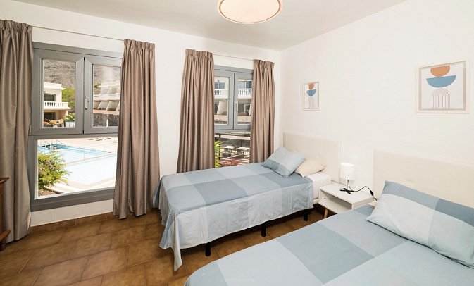 Charco del Conde - Wohnbeispiel Studio Poolblick (Zimmercodierung SBP)