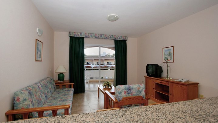 Jardín del Conde - Wohnbeispiel Appartement 1 Schlafzimmer (Zimmercodierung AB1)