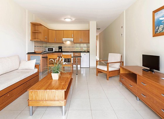 Residencial El Llano - Wohnbeispiel Appartement 1 Schlafzimmer (Zimmercodierung AB1)