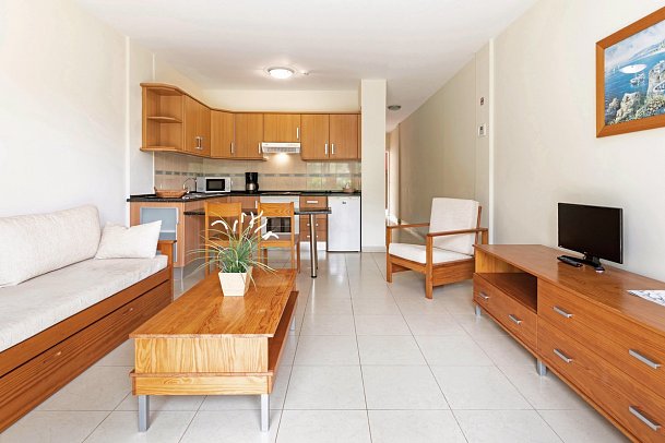 Residencial El Llano - Wohnbeispiel Appartement 1 Schlafzimmer (Zimmercodierung AB1)