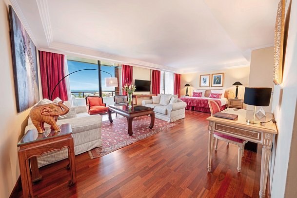 Hotel Botánico & The Oriental Spa Garden - Wohnbeispiel Juniorsuite Ambassador Superior Teideblick (Zimmercodierungen JX1 & JX2)