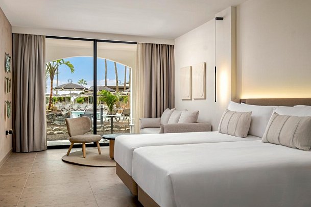 Bahia Principe Escape Tenerife - Wohnbeispiel Juniorsuite Deluxe 2 Doppelbetten (Zimmercodierung JX4)