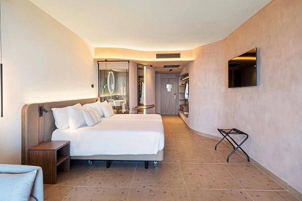 Bahia Principe Escape Tenerife - Wohnbeispiel Juniorsuite Deluxe teilweise Meerblick 2 Doppelbetten (Zimmercodierung JX6)