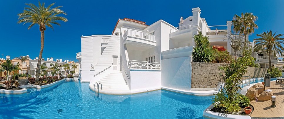 Lagos de Fañabé Beach Resort - Wohnbeispie Apt. Deluxe 1 Schlafzimmer, untere Etage mit Poolzugang (Zimmercodierung AD2)