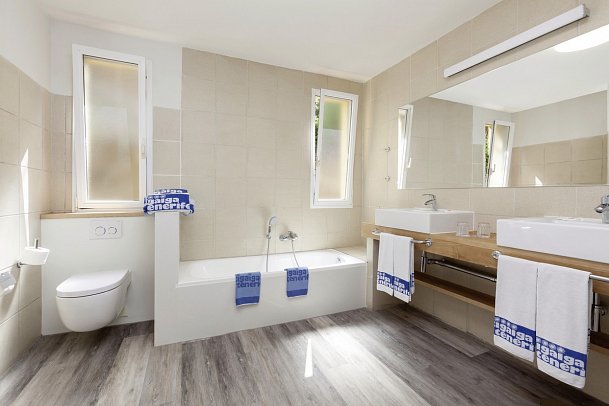 Tigaiga Suites - Wohnbeispiel Appartement 2 Schlafzimmer seitlicher Meerblick (Zimmercodierung OBN)