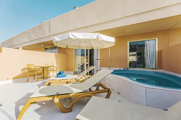 Cleopatra Palace - Wohnbeispiel Doppelzimmer Deluxe (Zimmercodierung DD1)