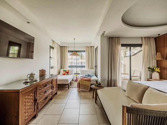 Gran Meliá Palacio de Isora - Wohnbeispiel Doppelzimmer Deluxe Familie (Zimmercodierungen DX1 & DX2)