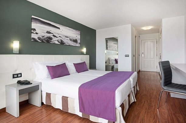 Olé Tropical Tenerife - Wohnbeispiel Doppelzimmer seitl. Meerbllick (Zimmercodierungen D1N & D2N)