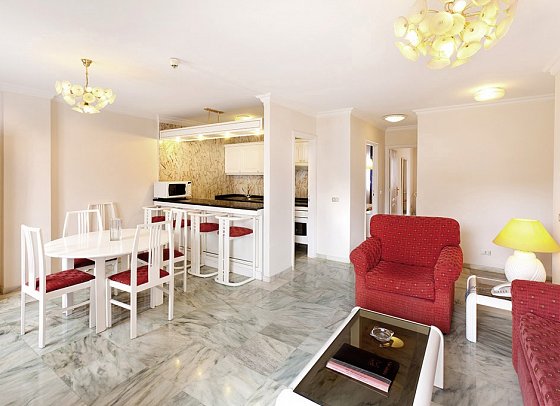 Apartamentos Casablanca - Wohnbeispiel Appartement 2 Schlafzimmer (Zimmercodierung OB1)
