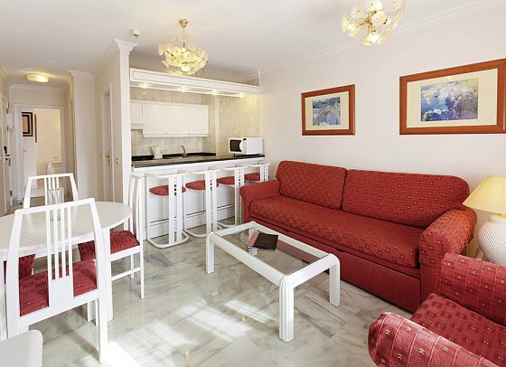Apartamentos Casablanca - Wohnbeispiel Appartement 1 Schlafzimmer (Zimmercodierung AB1)
