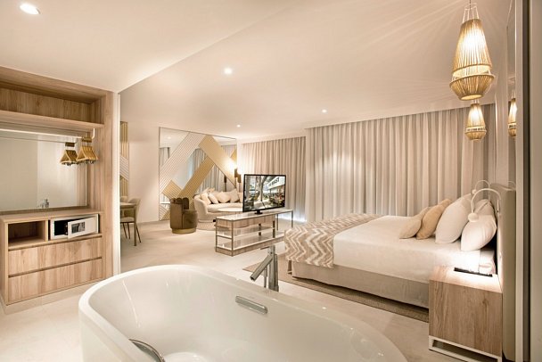 Guayarmina Princess - Wohnbeispiel Suite Platinum seitl. Meerblick (Zimmercodierung WX1)