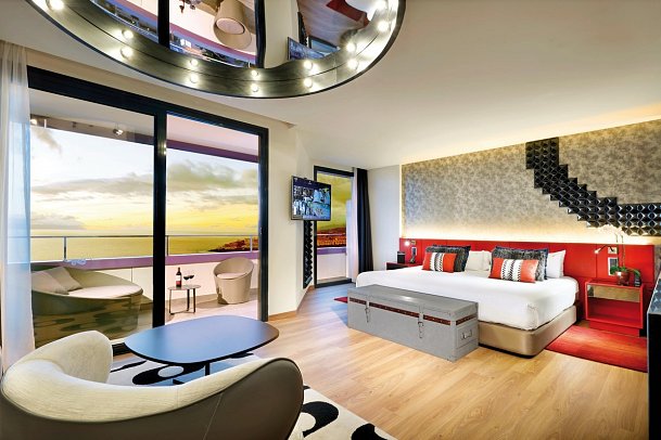 Hard Rock Hotel Tenerife - Wohnbeispiel Suite Silver Rock Royalty (Zimmercodierung WX2)