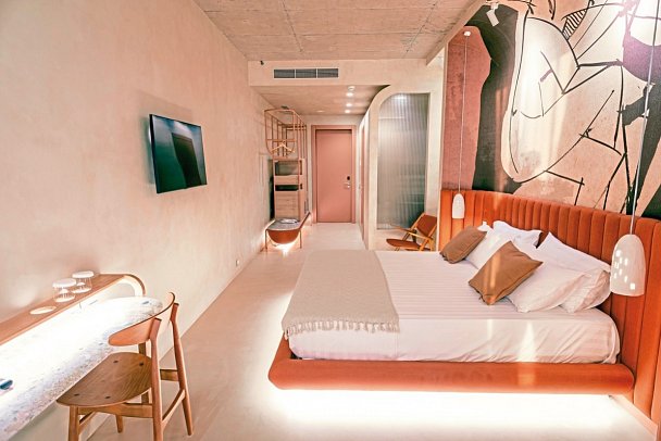 Epidamn White Sensation - Wohnbeispiel Doppelzimmer Meerblick (Zimmercodierung D1M)