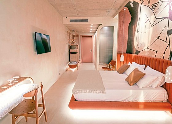 Epidamn White Sensation - Wohnbeispiel Doppelzimmer Meerblick (Zimmercodierung D1M)