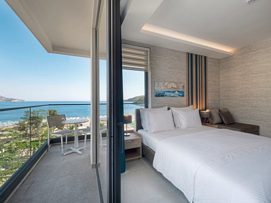 Montenegro Beach Resort - Wohnbeispiel Doppelzimmer Superior seitl. Meerblick (Zimmercodierung DSN)