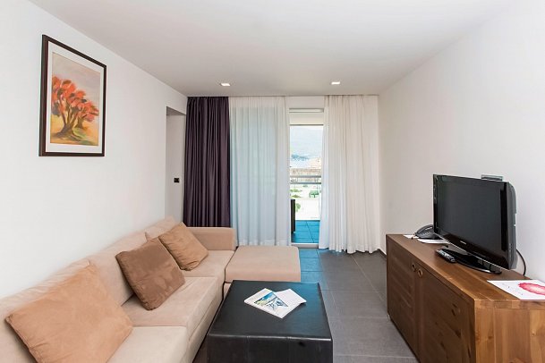 Avala Resort & Villas - Wohnbeispiel Doppelzimmer Standard Meerblick (Zimmercodierungen DBM & DCM)