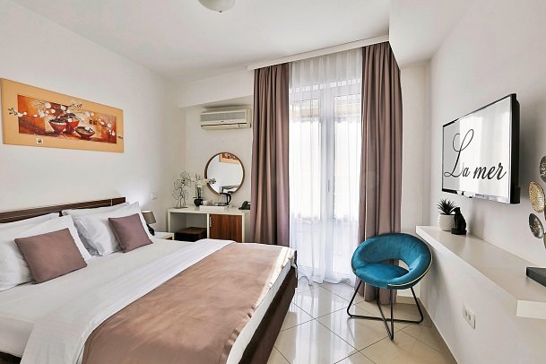 Hotel La Mer - Wohnbeispiel Doppelzimmer Bestpreis (Zimmercodierung DP1)