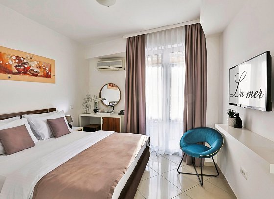 Hotel La Mer - Wohnbeispiel Doppelzimmer Bestpreis (Zimmercodierung DP1)