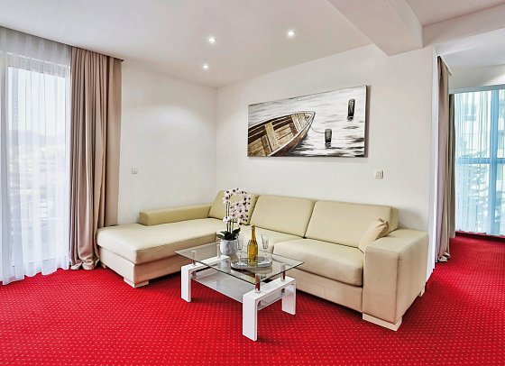 Hotel La Mer - Wohnbeispiel Junior Suite Sea View (Zimmercodierung J1M)