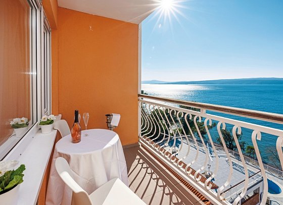 Mediteran Hotel & Resort - Wohnbeispiel Doppelzimmer Meerblick (Zimmercodierung DBM)