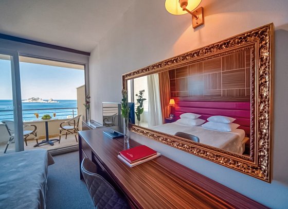 Palas - Wohnbeispiel Doppelzimmer Meerblick (Zimmercodierung DBM)