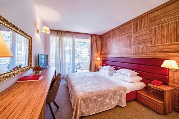 Palas - Wohnbeispiel Doppelzimmer Bergblick (Zimmercodierung D1B)