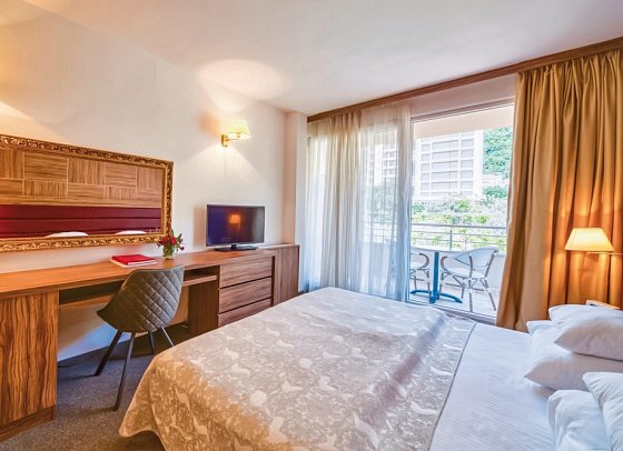 Palas - Wohnbeispiel Doppelzimmer Bergblick (Zimmercodierung D1B)