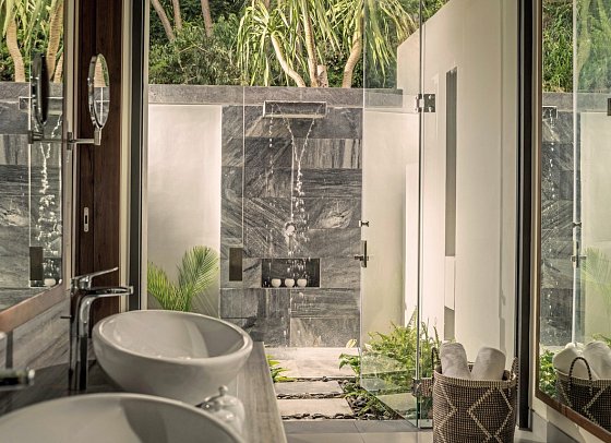 Anantara Quy Nhon Villas - Bad Wohnbeispiel Oceanview Pool Villa (Zimmercodierung VBR)