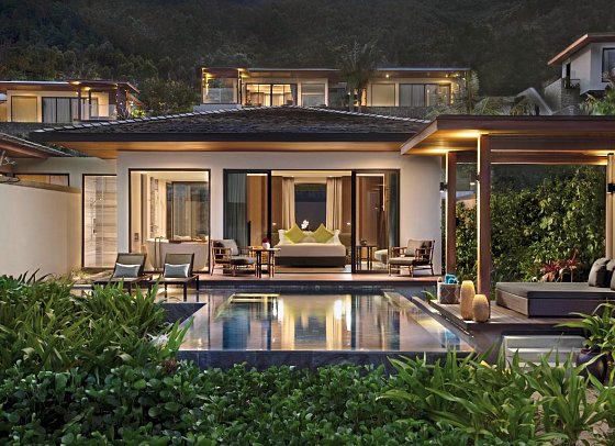 Anantara Quy Nhon Villas - Wohnbeispiel Beachfront Pool Villa (Zimmercodierung VBO)