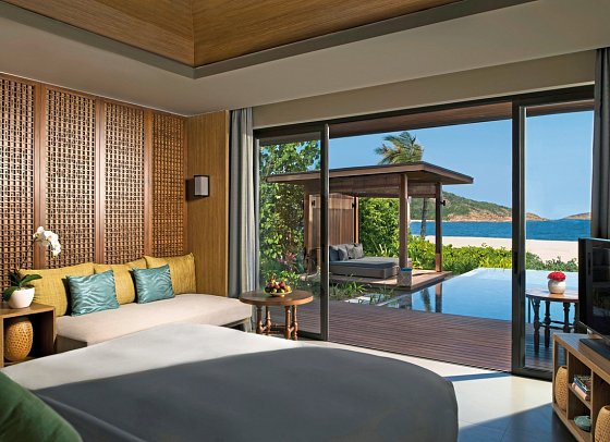 Anantara Quy Nhon Villas - Wohnbeispiel Beachfront Pool Villa (Zimmercodierung VBO)