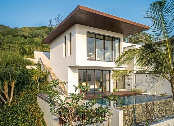 Anantara Quy Nhon Villas - Wohnbeispiel 2BR Duplex Ocean View Pool Villa (Zimmercodierung V2R)