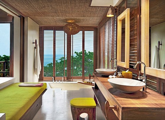 Six Senses Samui - Badbeispiel Hideaway Pool Villa (Zimmercodierung VB1)