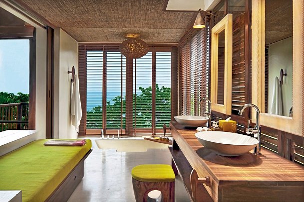 Six Senses Samui - Badbeispiel Hideaway Pool Villa (Zimmercodierung VB1)