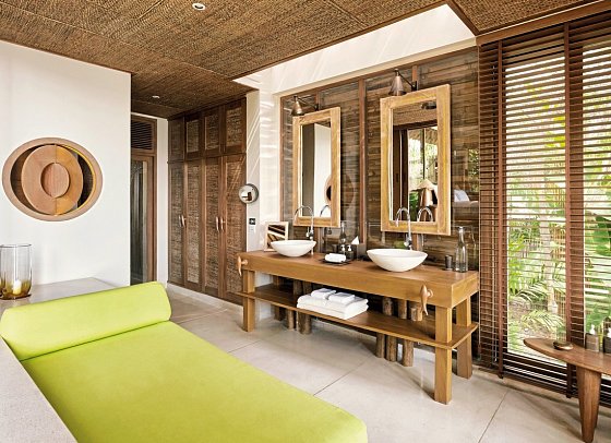 Six Senses Samui - Badbeispiel Ocean View Pool Villa (Zimmercodierung VBM)