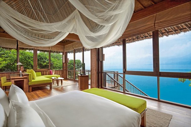 Six Senses Samui - Wohnbeispiel Oceanfront Pool Villa Suite (Zimmercodierung WB5)