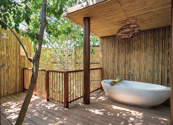 Six Senses Samui - Aussenbadbeispiel The Beach Reserve (Zimmercodierung VM2)
