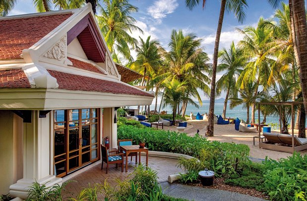 Santiburi Koh Samui - Wohnbeispiel Deluxe Beachfront Villa (Zimmercodierung VDO)