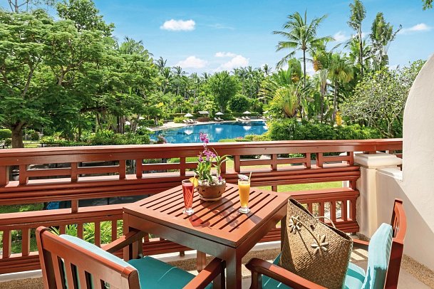 Santiburi Koh Samui - Balkonbeispiel Duplex Suite (Zimmercodierung WB1)