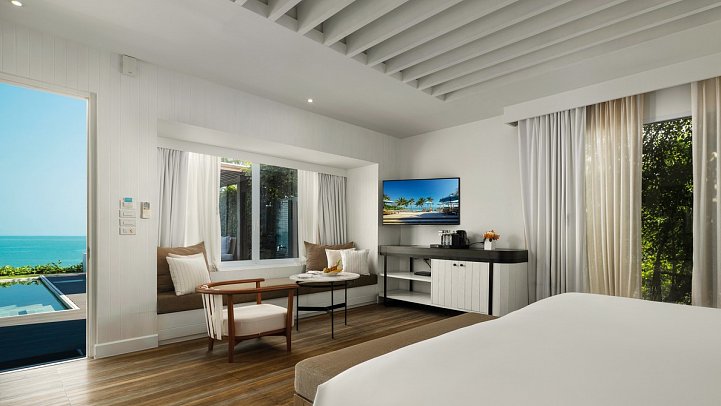 Celes Samui - Wohnbeispiel Celes Beachfront Pool Suite (Zimmercodierung WBO)